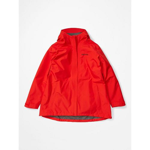 Marmot Minimalist Jackets - Womens Rain Jacket Red CA9503648 Canada